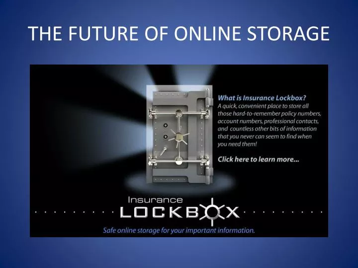 the future of online storage