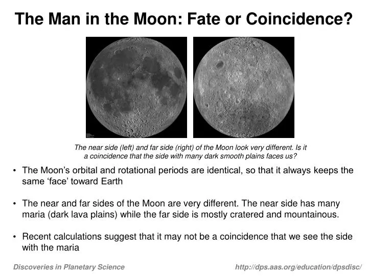 the man in the moon fate or coincidence