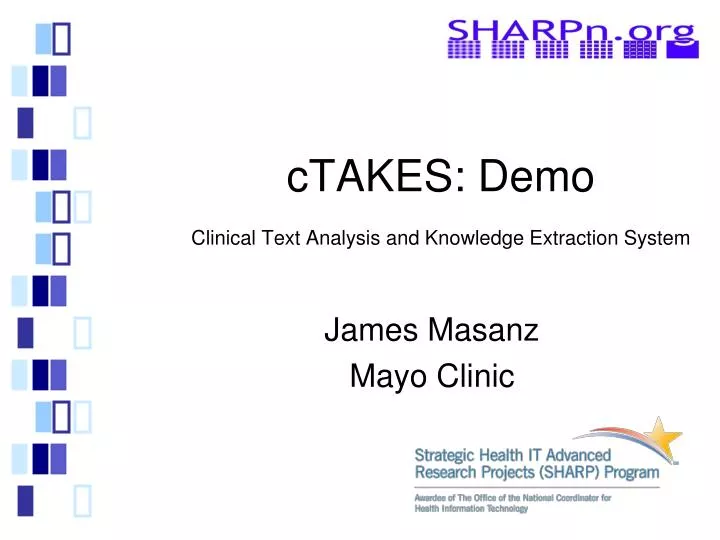 ctakes demo clinical text analysis and knowledge extraction system
