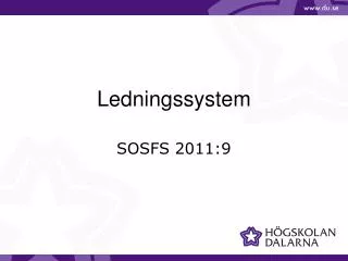 ledningssystem