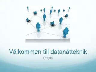 v lkommen till datan tteknik