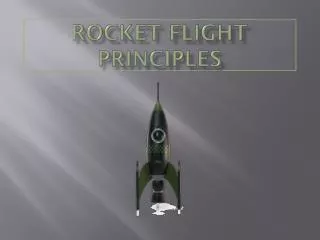 Rocket flight principles
