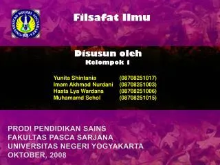 disusun oleh kelompok 1