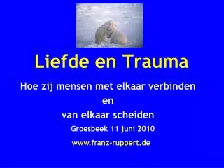 liefde en trauma