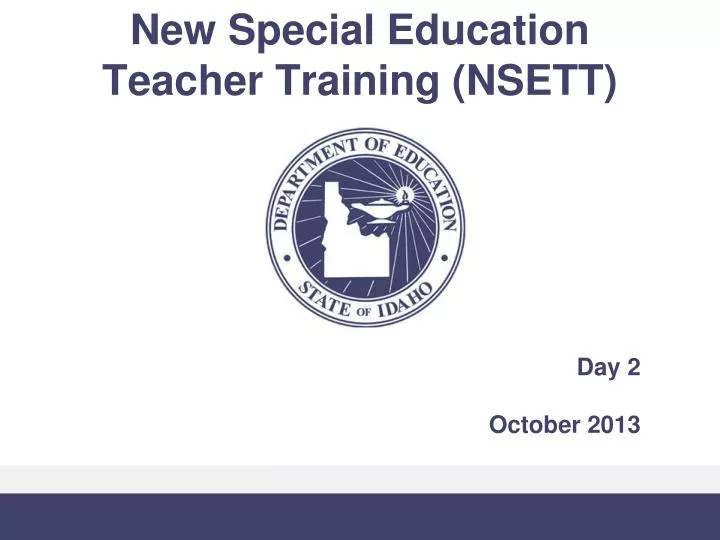 new special education teacher training nsett