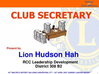 CLUB SECRETARY