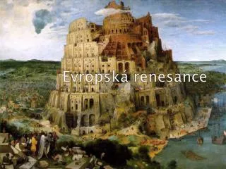 Evropská renesance