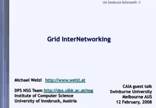 Grid InterNetworking