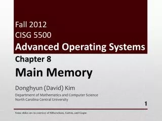 fall 2012 cisg 5500 advanced operating systems