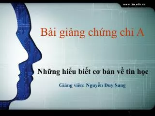 gi ng vi n nguy n duy sang