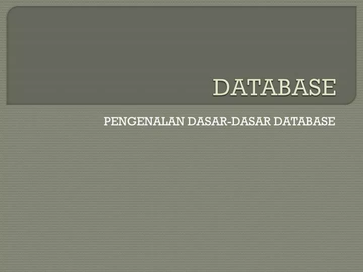 database