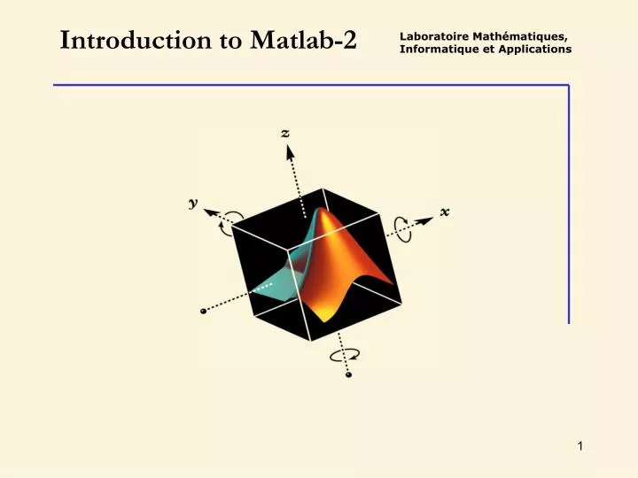introduction to matlab 2