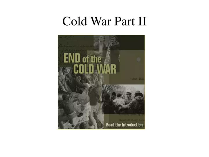 cold war part ii