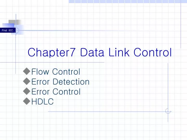 chapter7 data link control