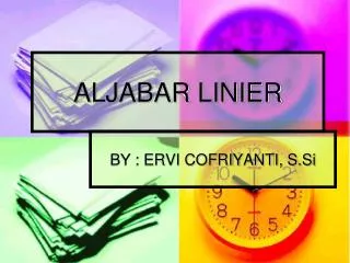 aljabar linier