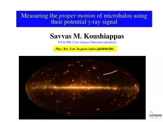 Measuring the proper motion of microhalos using their potential ? -ray signal