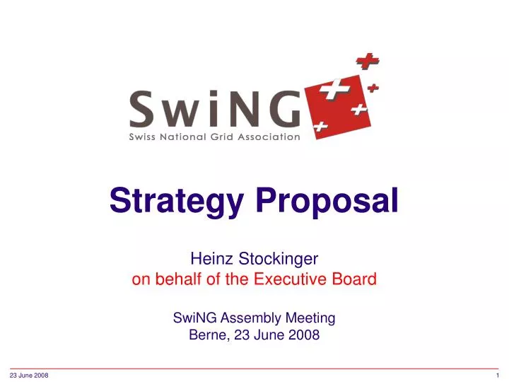 strategy proposal