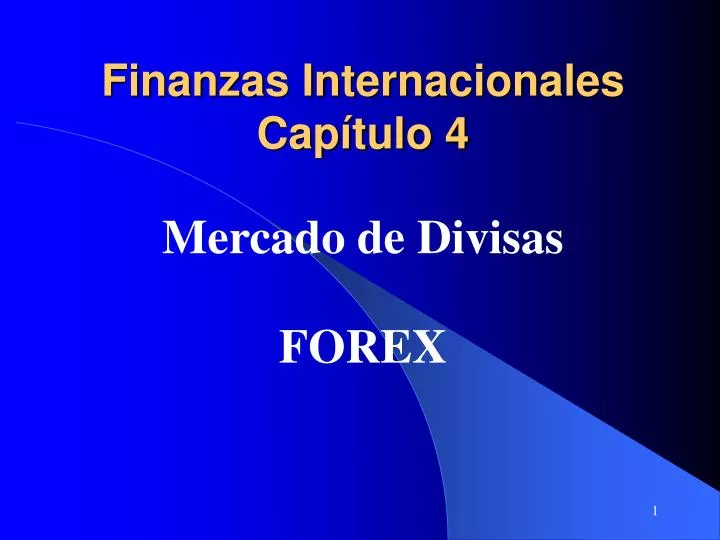 finanzas internacionales cap tulo 4