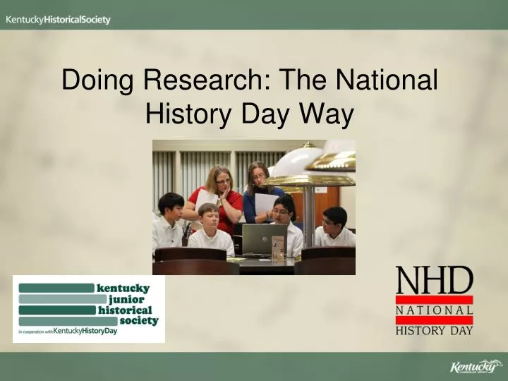 doing research the national history day way