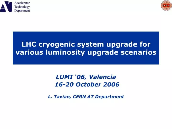 lhc cryogenic system upgrade for various luminosity upgrade scenarios