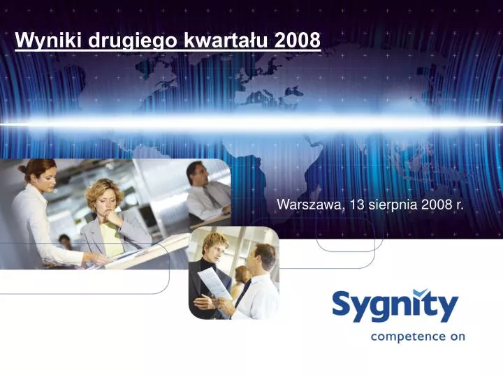 wyniki drugiego kwarta u 2008