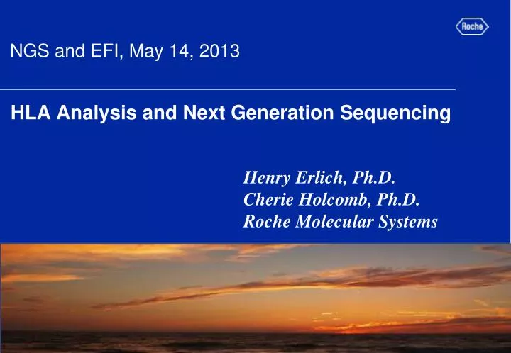 hla analysis and next generation sequencing