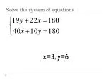 PPT - Diverse Methods to Solve System of Equations PowerPoint ...