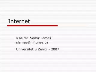 internet