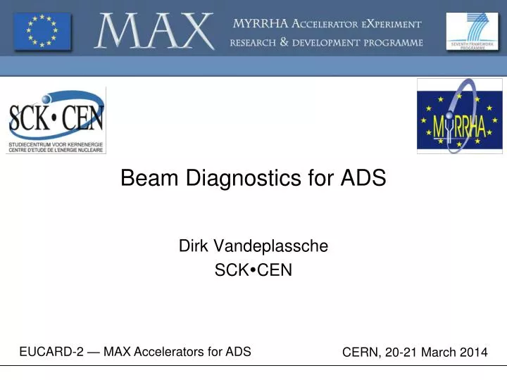 beam diagnostics for ads