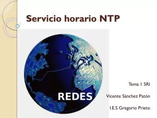 servicio horario ntp