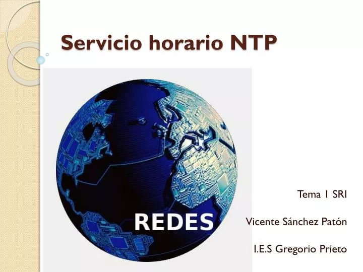 servicio horario ntp