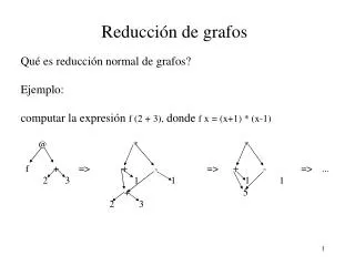 reducci n de grafos