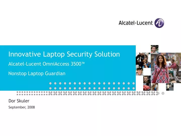 innovative laptop security solution alcatel lucent omniaccess 3500 nonstop laptop guardian