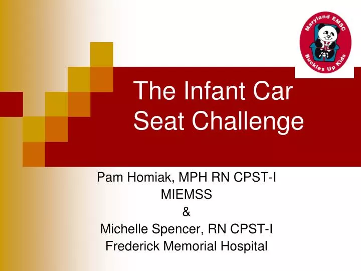 the infant car seat challenge