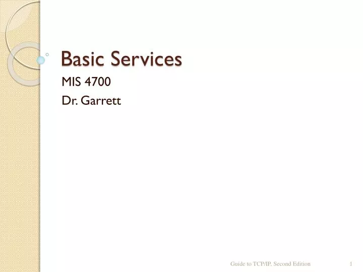 basic services