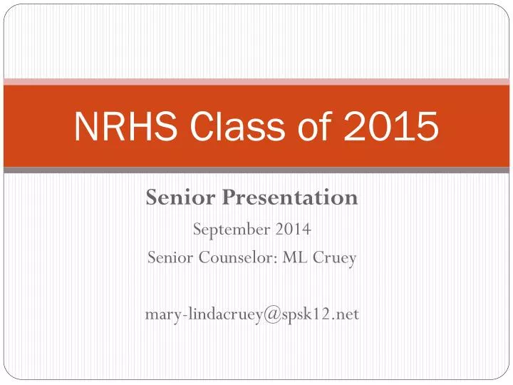 nrhs class of 2015