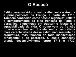 o rococ