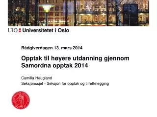 r dgiverdagen 13 mars 2014