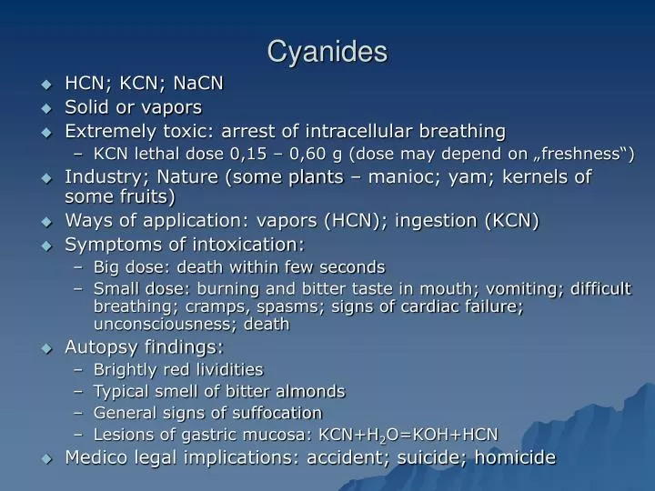 cyanides
