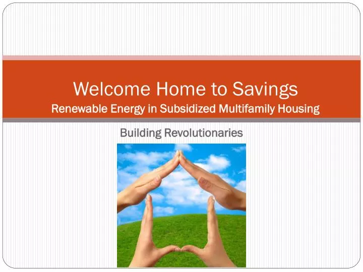 welcome home to savings