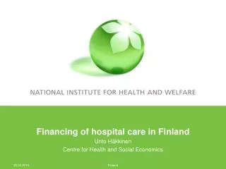 Financing of hospital care in Finland