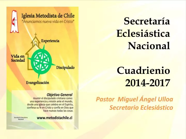 secretar a eclesi stica nacional cuadrienio 2014 2017