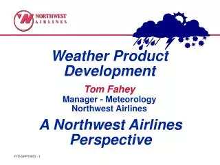 Weather Product Development