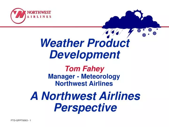 weather product development