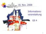 18. Nov. 2008 - slide 1