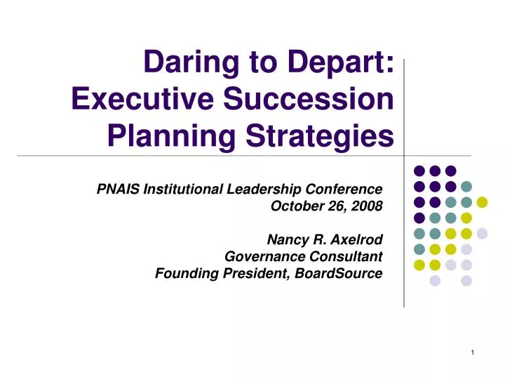 daring to depart executive succession planning strategies