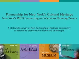 Partnership for New York’s Cultural Heritage
