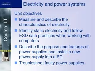 Electricity and power systems