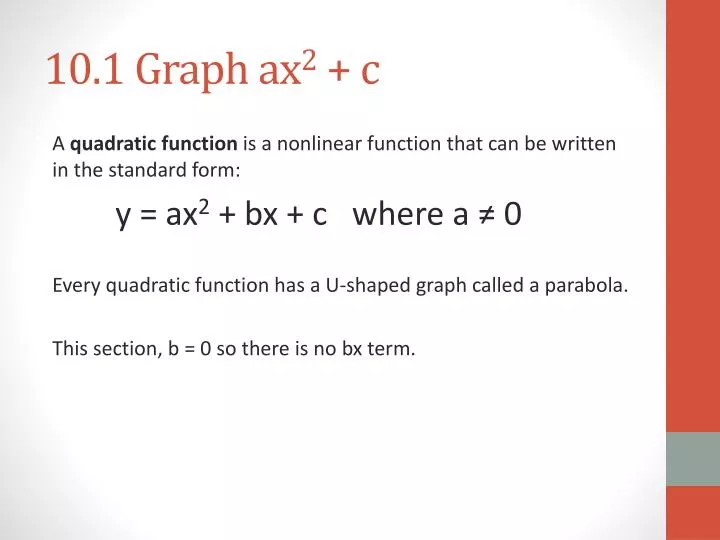 10 1 graph ax 2 c