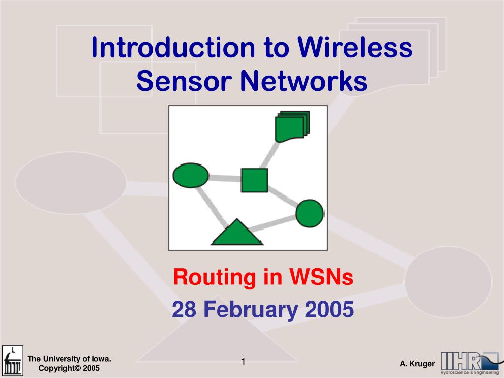 PPT - Introduction to Wireless Sensor Networks PowerPoint Presentation ...